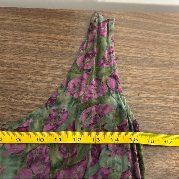 💕 Swift originals Floral Sleeveless Maxi Dress L - Picture 9 of 12